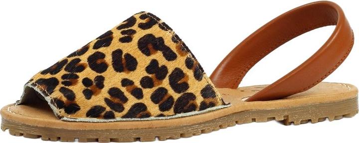 Lunar Sandalen Azura LeoMuster Leder