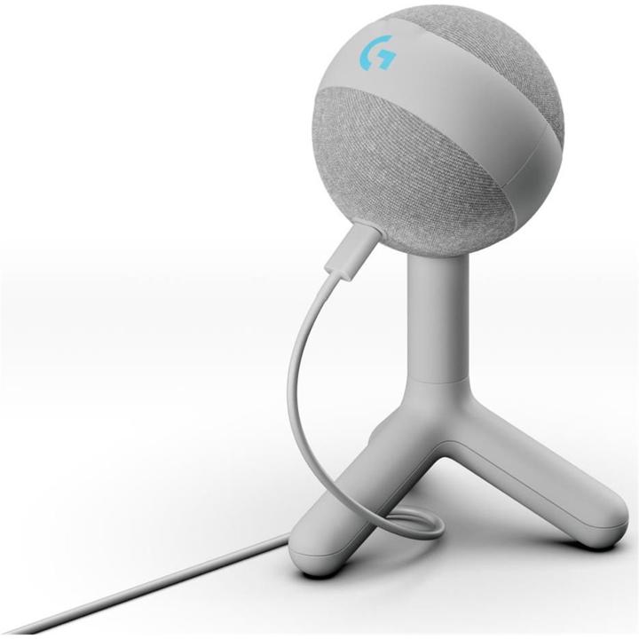 Actual product image Logitech Yeti GX Dynamic RGB Gaming Mic with LIGHTSYNC - OFF WHITE - EMEA28-935