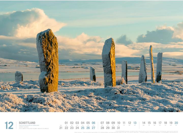 Produktbild Schottland - Unterwegs zwischen Highlands und Hebriden Kalender 2026 (54 x 42 cm, Deutsch)