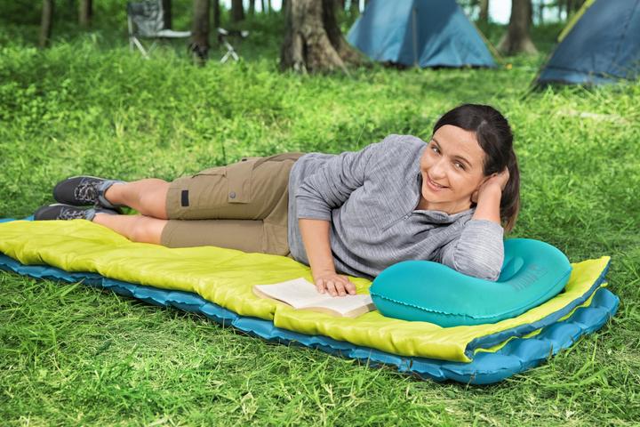 Immagine prodotto Bestway Cuscino ToughLite Flex Pavillo 18.5" x 12" x 6"/47cm x 31cm x 15cm, Blu, Monocromatico, Retto