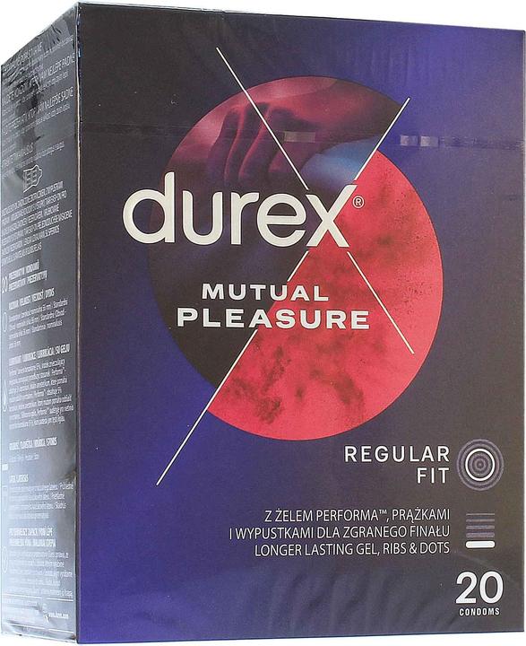 Image du produit Durex Préservatifs Mutual Pleasure avec points et gel Performa - 20 pièces (20 pcs)