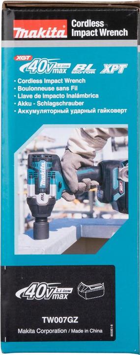 Actual product image Makita TW007GZ (Rechargeable battery operated)