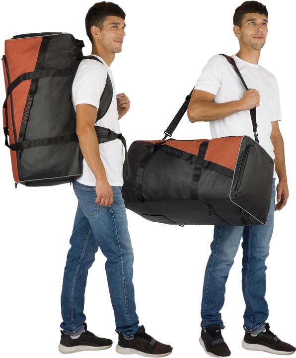 Immagine prodotto Normani Borsa sportiva con funzione di zaino da 90 l con cintura per i fianchi - 9279 (90 l)