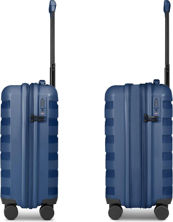 Immagine prodotto D&N South Dakota 4 Rollen Kabinentrolley S 56 cm mit Dehnfalte (40 l, Bagaglio a mano (fino a 50 litri))
