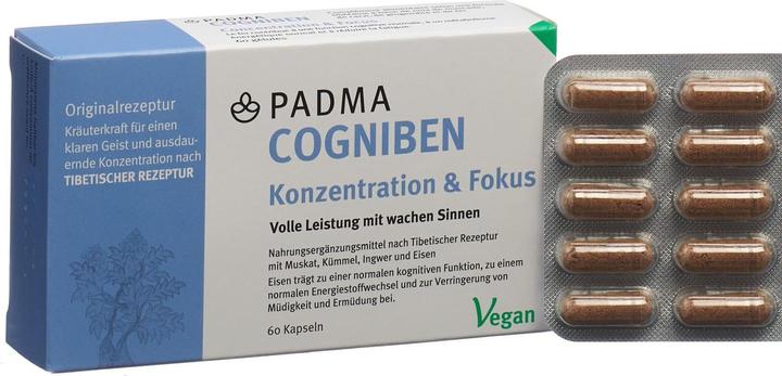 Actual product image Padma COGNIBEN Caps (60 Piece, Capsules, 52 g)
