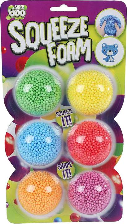 Actual product image Super Goo foam filler with 6 polystyrene colours