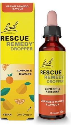 Produktbild Bach Rescue Beruhigende Blütenessenz ohne Alkohol für emotionale Unterstützung (20 ml)