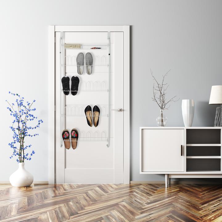 Actual product image Relaxdays Hanging Shoe Rack for 12 Pairs (60 x 19 x 144 cm)