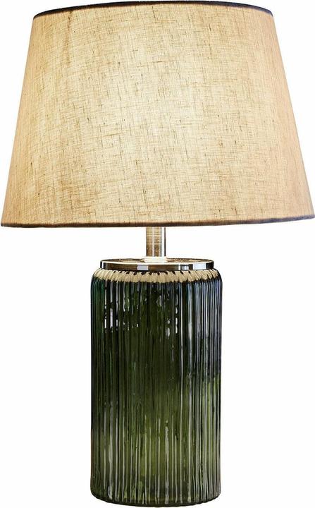 Immagine prodotto Loberon Lampada da tavolo Thalindor verde/crema (E27)