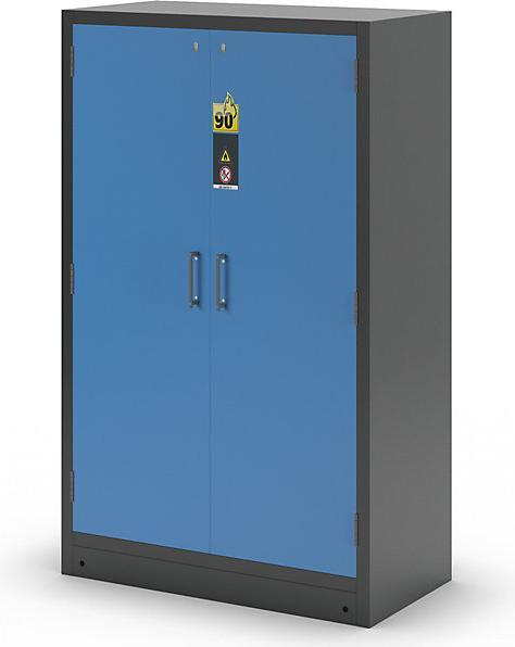 Produktbild eurokraft pro Feuerbeständiger Gefahrstoffschrank Typ 90 (120 cm, 195.50 cm)