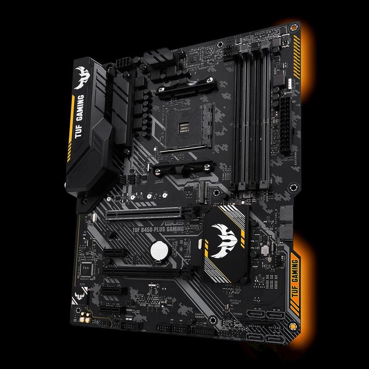 Image du produit ASUS TUF B450 Plus Gaming (AM4, AMD B450, ATX)