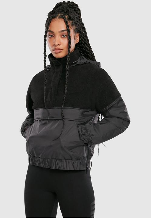 Immagine prodotto Urban Classics Giacca Sherpa Mix Pull Over da donna (4XL)