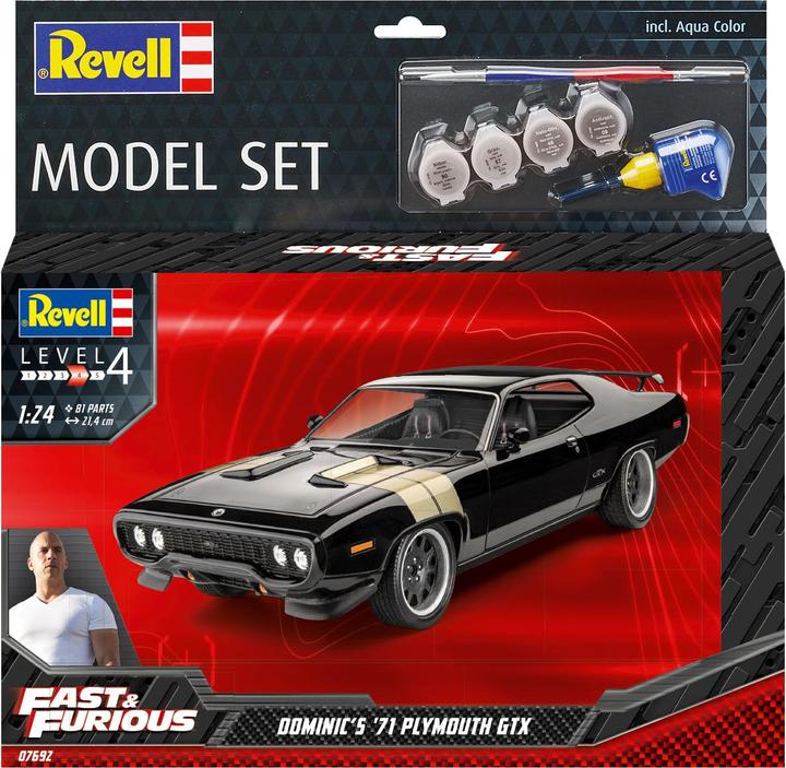 Immagine prodotto Revell Set di modelli FF Dominics 1971 Plymouth GTX