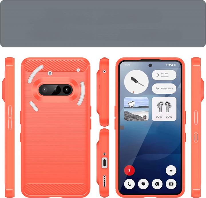 Produktbild Cover-Discount Nothing Phone (3a) - Metall Carbon Look Hülle (Nothing Phone (3a))