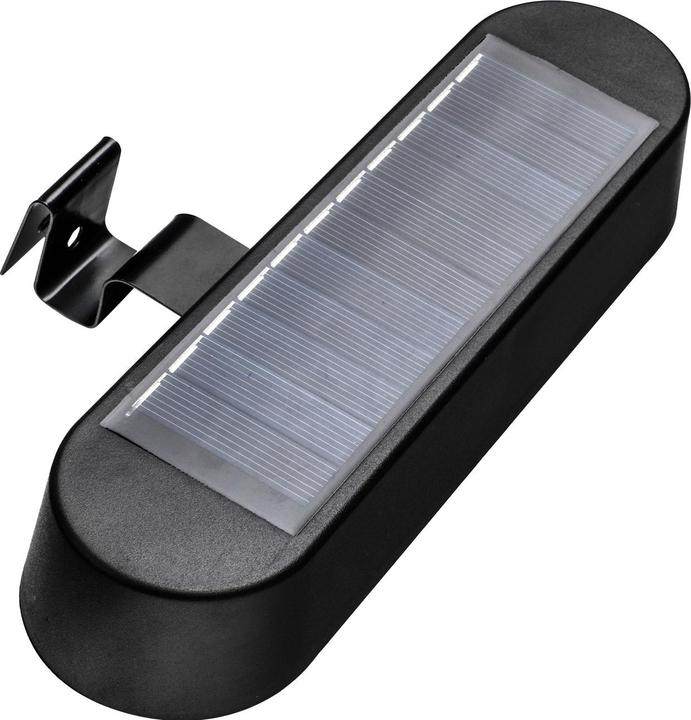 Actual product image HI Set of 4 solar gutter lights, black (IP44)