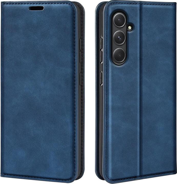 Immagine prodotto Cover-Discount Galaxy A55 - Custodia Stand Flip Cover blu (Samsung Galaxy A55)