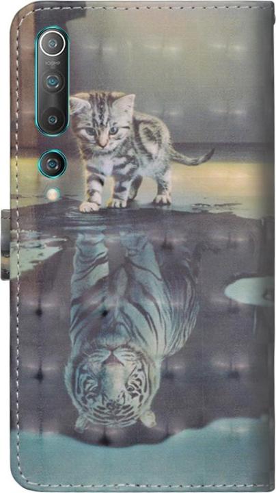 Actual product image Cover-Discount Xiaomi Mi 10 / 10 Pro - case glitter effect cat (Mi 10 Pro, Xiaomi Mi 10)