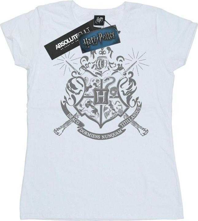 Hogwarts Badge Wands TShirt (S)
