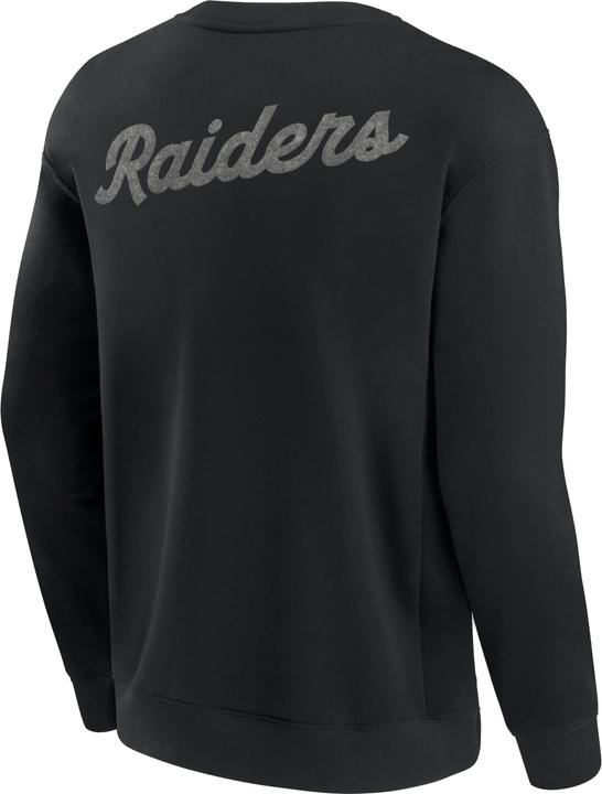 Actual product image Fanatics Las Vegas Raiders Heritage Fleece Crew Sweatshirt L (L)
