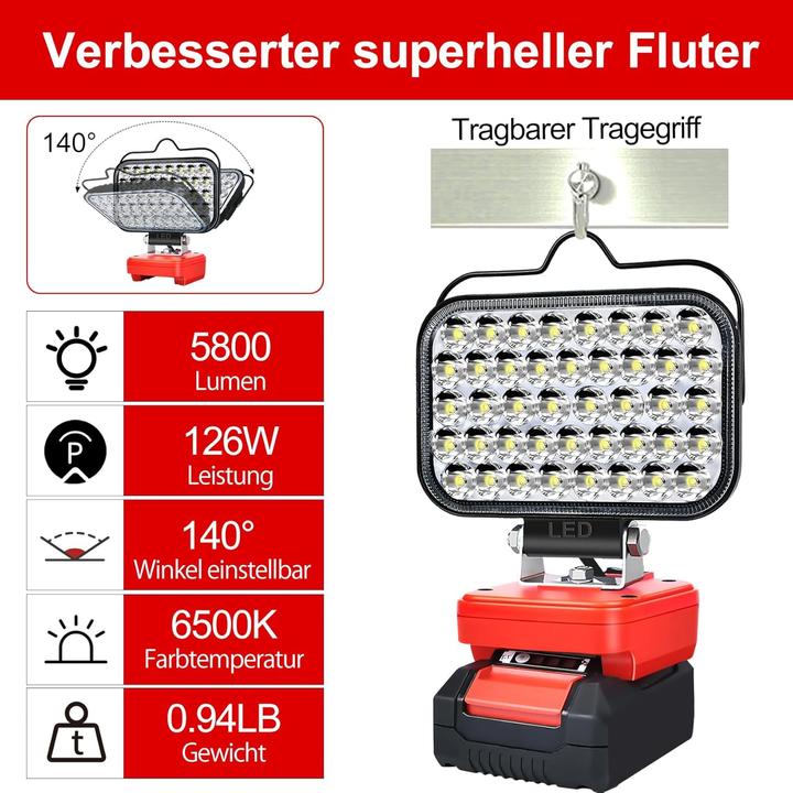 Produktbild Gzyz LED-Akku-Lampe (5800 lm)