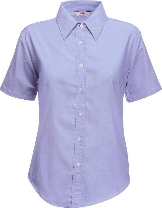 Fruit of the Loom LadyFit Oxford Bluse Kurzarm