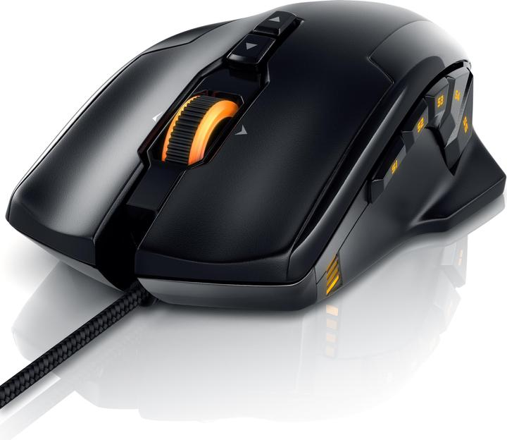Titanwolf Maus und Mauspad Spar Set, Gaming Mouse & Mausmatte 440 x 350 mm Bundle "SPECIALIST" (Kabellos)