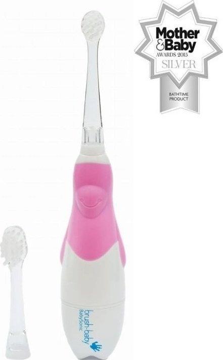 Brush-Baby Pro Roze tandenborstel (Sonische tandenborstel)
