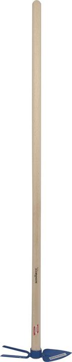 Actual product image Sonneck Snail hoe wide blade with 2 prongs with handle
