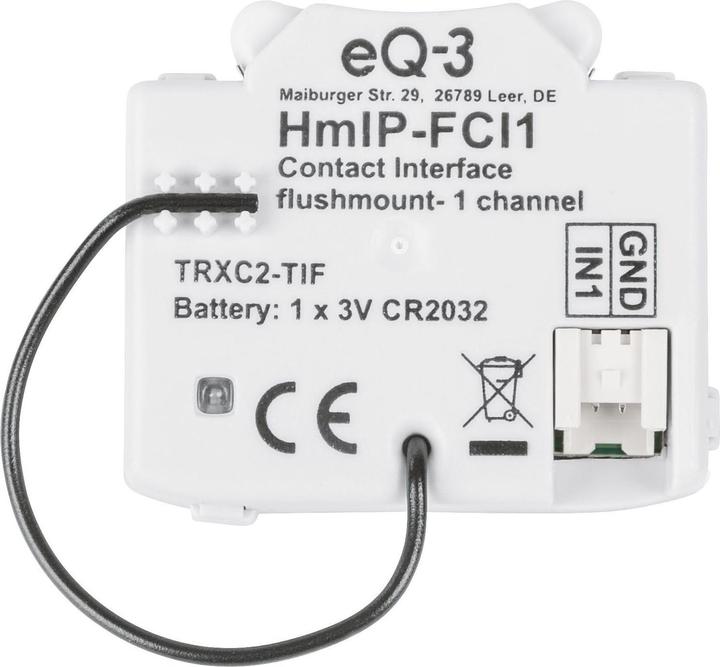 Produktbild Homematic IP Kontakt-Schnittstelle,Unterputz,1-f (Schaltaktor)