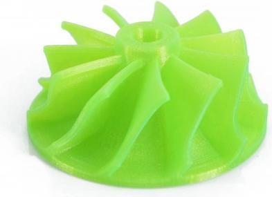 Actual product image Prusa Prusament PETG Neon Green Transparent 1kg (PETG, 1.75 mm, 1000 g, Green)