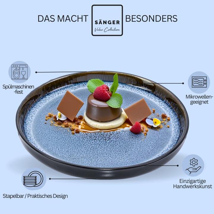 Produktbild Sänger Dessertteller Set Aruba (6 x, 20.70 cm)
