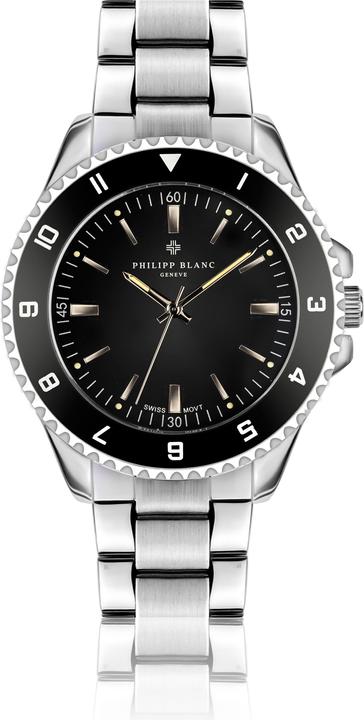 Philipp Blanc ne uhr avenches (Lünette drehbar, 42 mm)