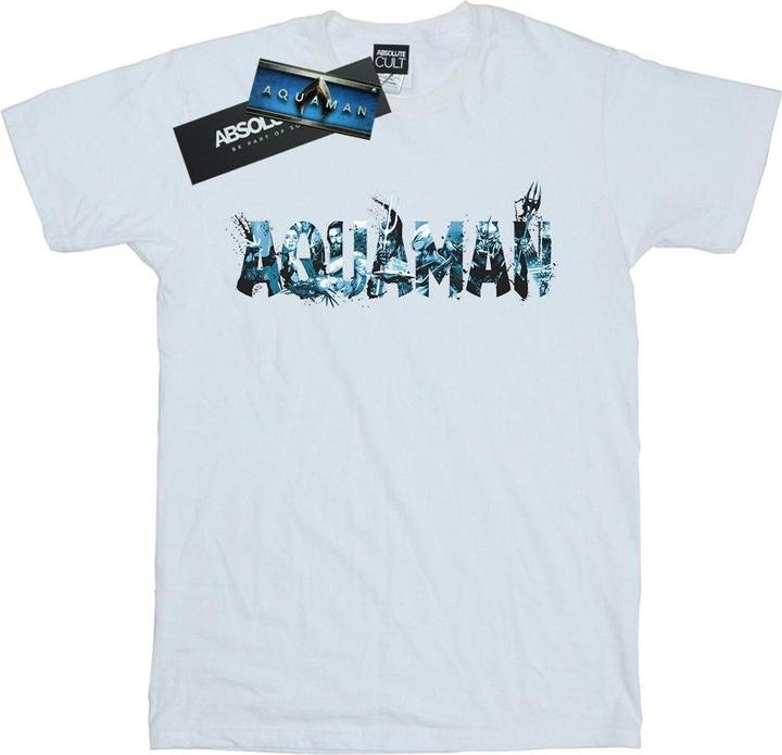 Aquaman Text Logo TShirt (3XL)