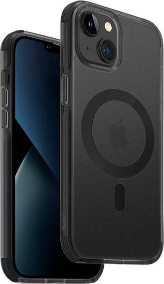 Image du produit Uniq etui Combat iPhone 14 Plus 6,7" Magclick Charging czarny/concrete charcoal (Apple iPhone 14 Plus, Apple iPhone 15 Plus)