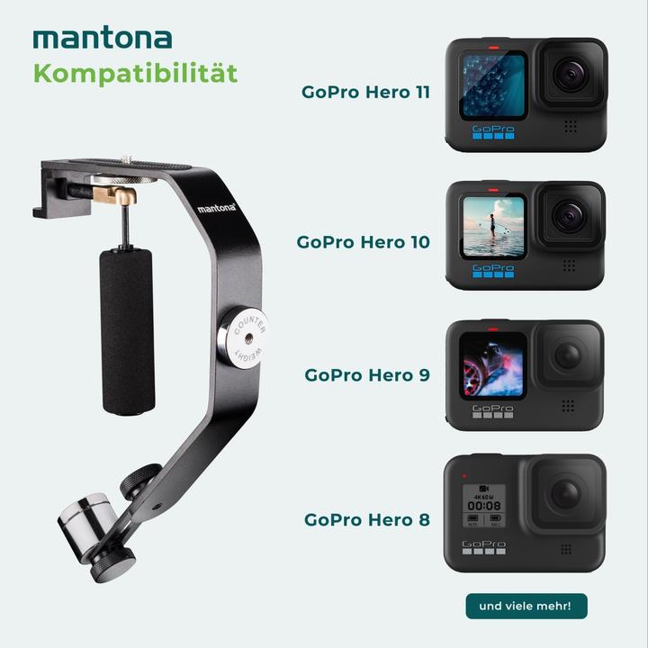 Actual product image mantona Floating tripod for GoPro (GoPro HERO8 Black)