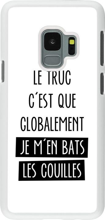 Actual product image PhoneLook Cover white Le truc globalement bats les couilles (Samsung Galaxy S9)