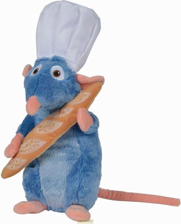 Produktbild Simba Disney: Ratatouille - Remy with Chef Hat and Baguette 25 cm Plush (25 cm)