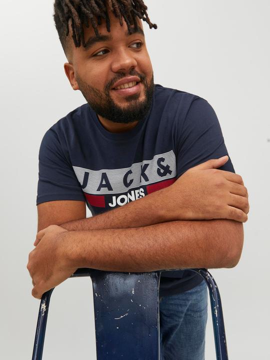 Produktbild Jack & Jones Logoprint Plus size T-shirt (6XL)