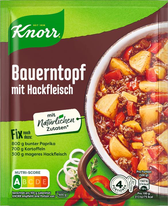 Knorr Fix Bauerntopf mit Hackfleisch (43 g)