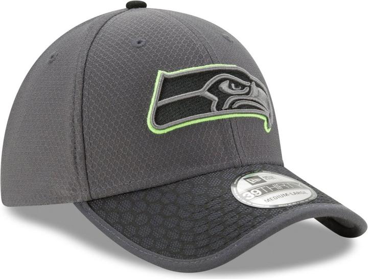 New Era 39Thirty Cap - NFL 2017 SIDELINE Seattle Seahawks (L)