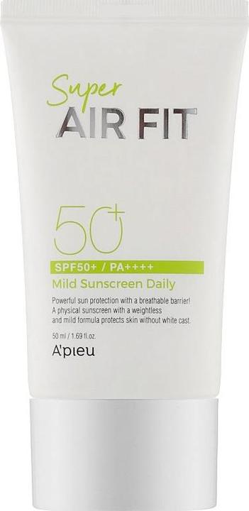 A'Pieu Apieu Super Air Fit Mild Sunscreen Daily SPF50 PA 50ml (Sonnencreme Gesicht, SPF 50, 50 ml)