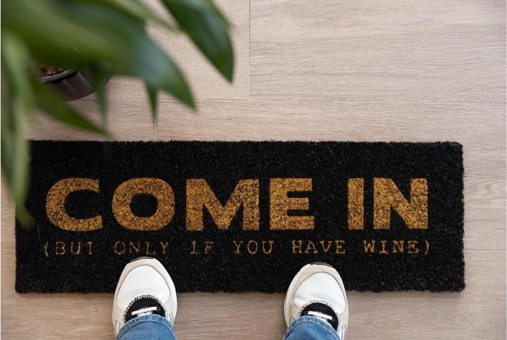 Produktbild present time Come In (But Only If You Have Wine) (75 x 26 cm)