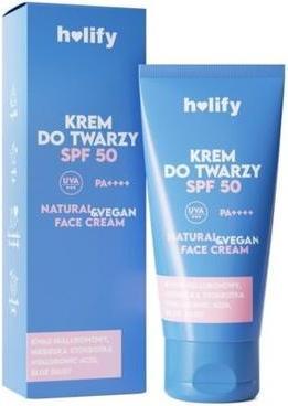 Actual product image Holify Hyaluronic Face Cream Spf50 50ml (50 ml, Day cream, SPF 50)