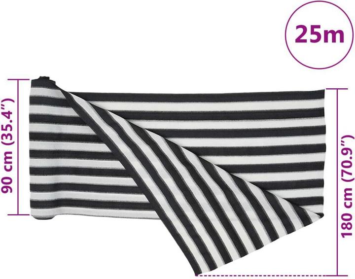 VidaXL Zaunblende HDPE 75 g/m² (2500 cm)