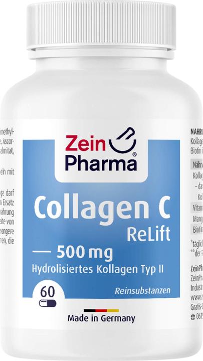 Produktbild Zein Pharma Collagen C ReLift (60 Stück, Kapseln)
