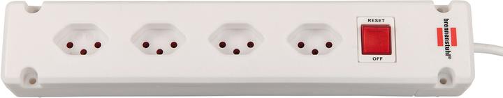Brennenstuhl Bremounta 4-fach mit Schalter *CH* (4 x, Typ 13, 3 m)