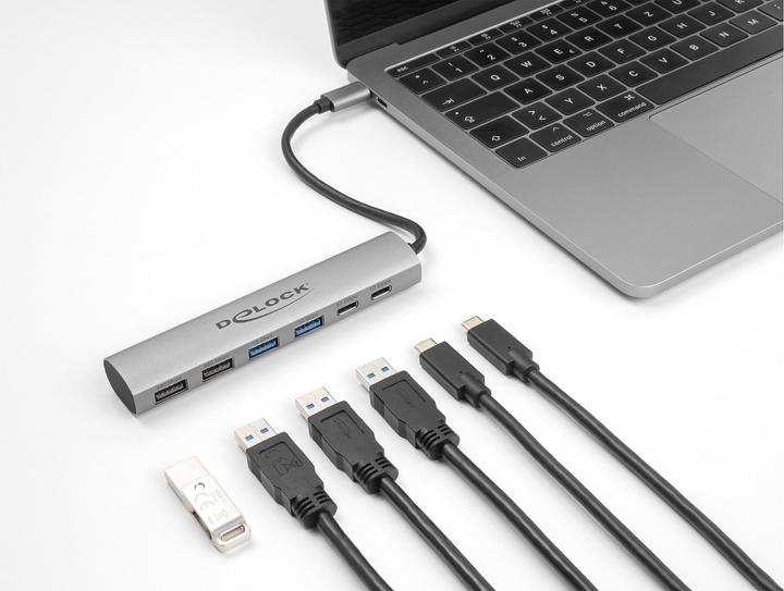 Produktbild Delock USB Hub (USB-C, 6 Ports)