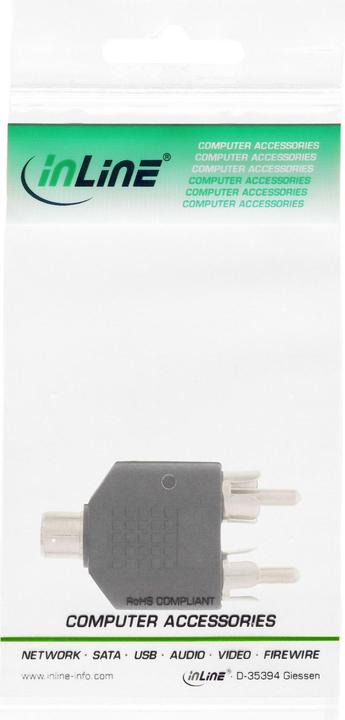 Actual product image InLine Audio adapter (Audio Splitter)