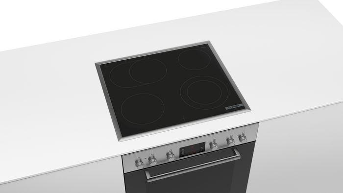 Produktbild Bosch Hausgeräte Einbau-Herd-Set, HEA513BW3 + NKN645GA2E, Einbau-Herd, Elektro-Kochfeld, HND411LW63