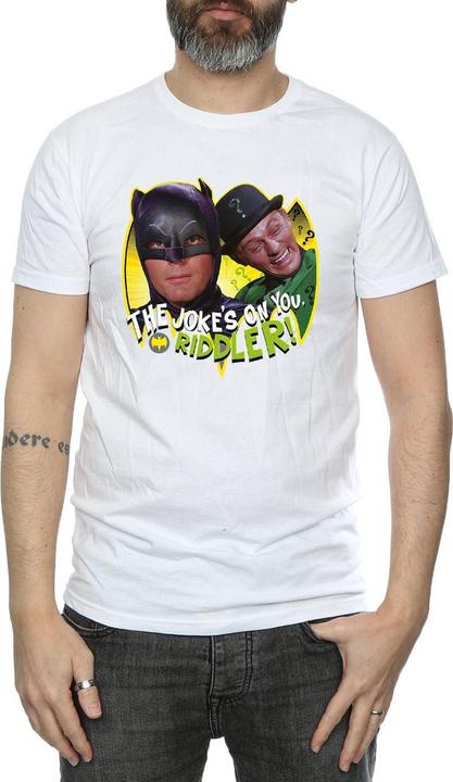 Immagine prodotto Maglietta Batman Serie TV Uomo The Riddler Joke (L)